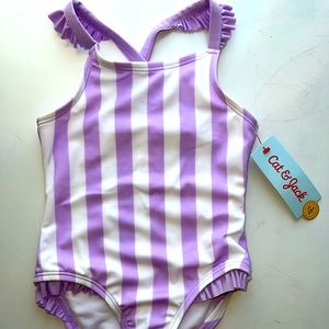 Brand new with tag Cat & Jack toddler girl one-piece bathing suit in 2T